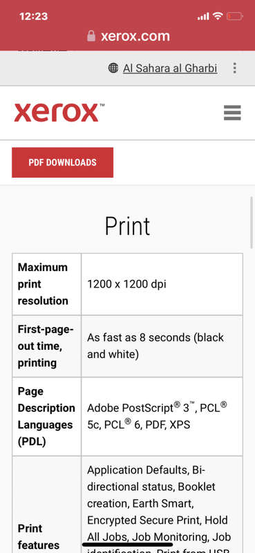 XEROX PRINTER 3655