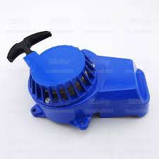 Blue Metal Pullstart with Inner Alloy Cog