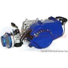 Blue Metal Pullstart with Inner Alloy Cog