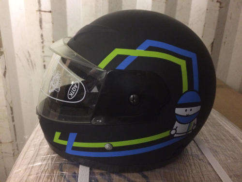 Kiddies Helmet 49-54cm Black Minimoto
