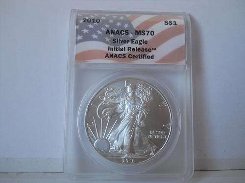 AMERICAN SILVER EAGLE 2010 MS70 INITIAL RELEASE BY ANACS START @ R1 FREE SHIPPING