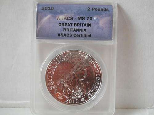 2010 GREAT BRITAIN BRITANIA MS70. THIS IS PREMIUM QUALITY!!! 10Z, SILVER