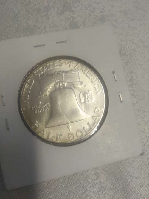 1955 Franklin Half Dollar 12.5 grams of 90% fine silver