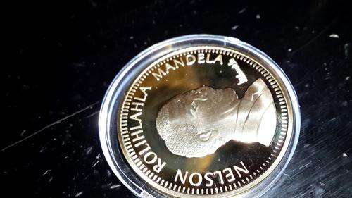 **Nelson Mandela 1oz Gold Clad Coin**ENCAPSULATED