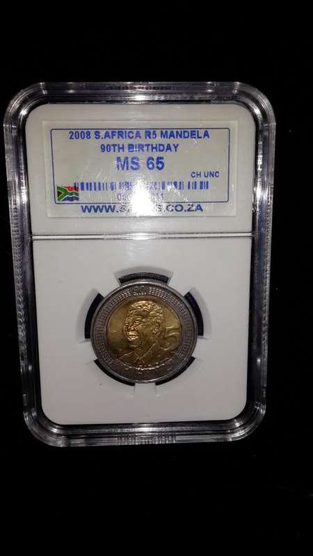 **Mandela 2008 R5 >>>>MS65<<<<**!!!!!