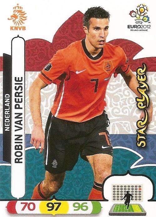 PANINI ADRENALYN EURO 2012 - ROBIN VAN PERSIE "STAR PLAYER" CARD