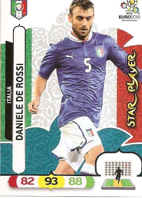 PANINI ADRENALYN EURO 2012 - DANIELLE DE ROSSI "STAR PLAYER" CARD