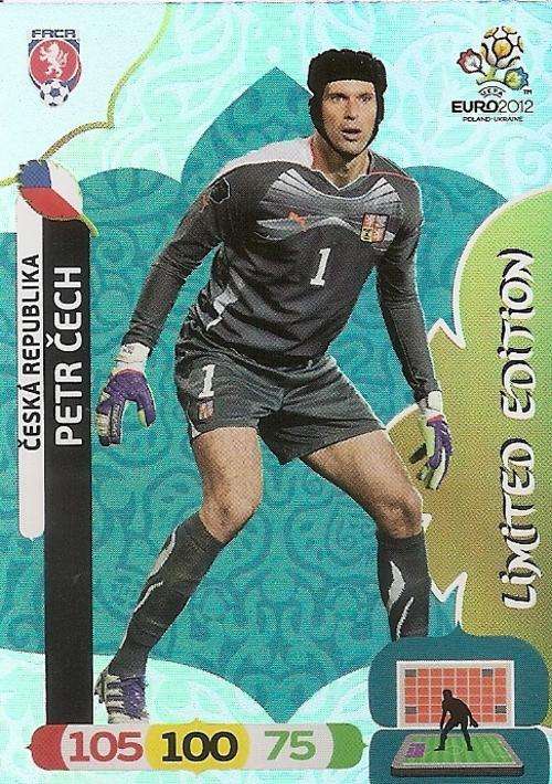 PETR CECH  - PANINI `UEFA EURO 2012` COLLECTION - RARE LIMITED EDITION TRADING CARD
