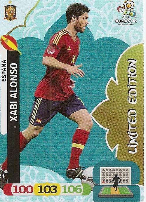 PANINI ADRENALYN EURO 2012 - XABI ALONSO "RARE" "LIMITED EDITION" CARD