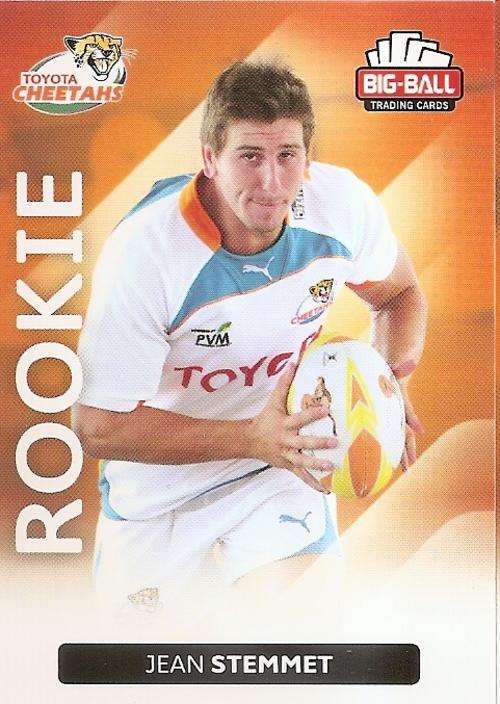 BIG BALL RUGBY COLLECTION 2012 - JEAN STEMMET "ROOKIE" CARD 073