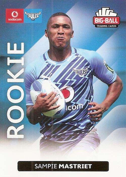 BIG BALL RUGBY COLLECTION 2012 - SAMPIE MASTRIET "ROOKIE" CARD 041