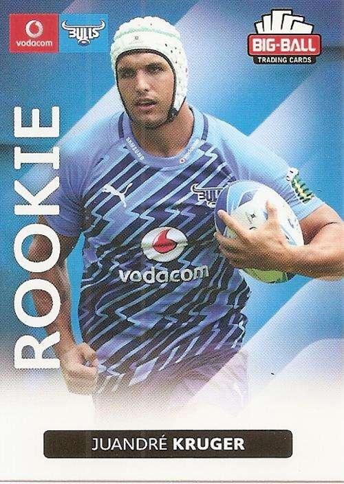 BIG BALL RUGBY COLLECTION  2012 - JUANDRE KRUGER `ROOKIE` CARD 033