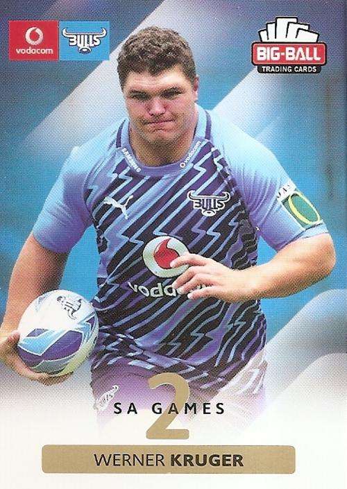 BIG BALL RUGBY COLLECTION  2012 - BLUE BULLS BASE CARD 44