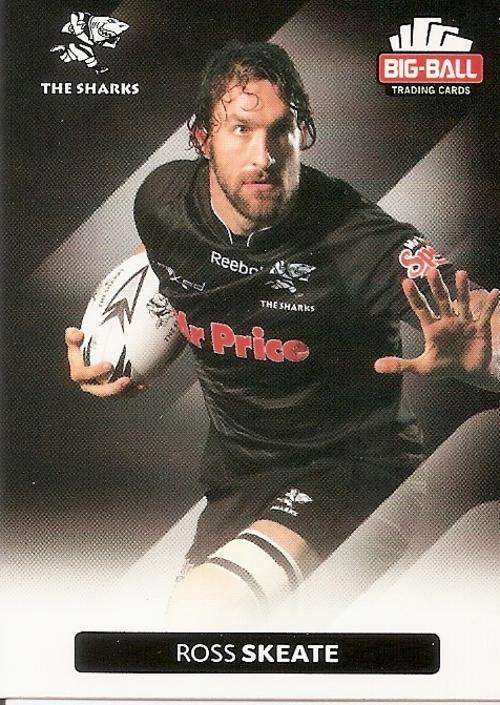 BIG BALL RUGBY COLLECTION 2012 - THE SHARKS BASE CARD 241