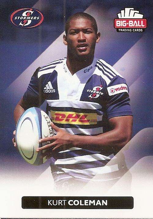 BIG BALL RUGBY COLLECTION 2012 - THE STORMERS BASE CARD 183