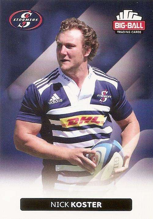 BIG BALL RUGBY COLLECTION 2012 - THE STORMERS BASE CARD 188