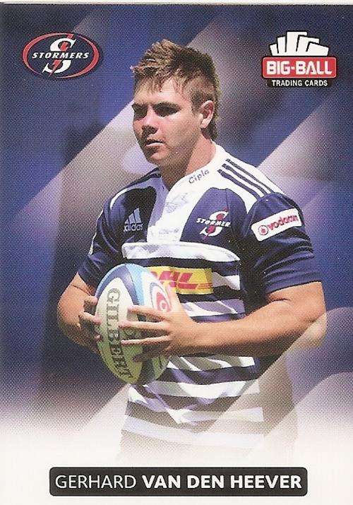 BIG BALL RUGBY COLLECTION 2012 - THE STORMERS BASE CARD 177