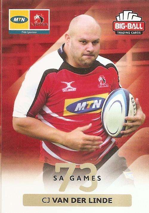 BIG BALL RUGBY COLLECTION 2012 - THE LIONS BASE CARD 118