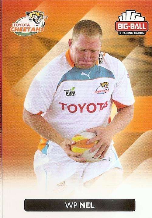 WP NEL - BIG BALL RUGBY COLLECTION  2012 - THE CHEETAHS BASE CARD 100