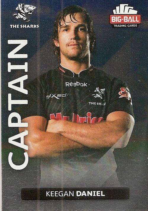BIG BALL RUGBY COLLECTION  2012 - KEEGAN DANIEL `CAPTAIN` FOIL CARD