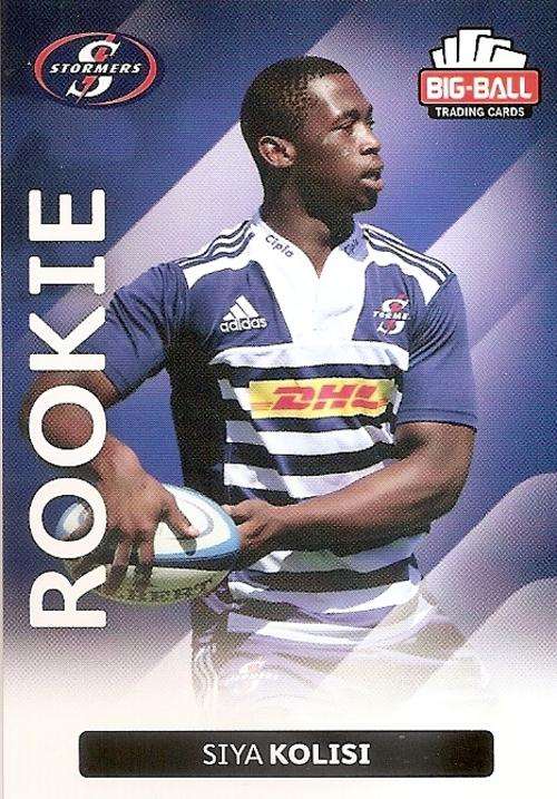 BIG BALL RUGBY COLLECTION 2012 - SIYA KOLISI "ROOKIE" CARD 195