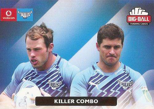 BIG BALL RUGBY COLLECTION 2012 - BLUE BULLS "KILLER COMBO" CARD 9
