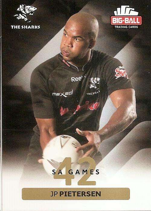 BIG BALL RUGBY COLLECTION 2012 - THE SHARKS BASE CARD 224