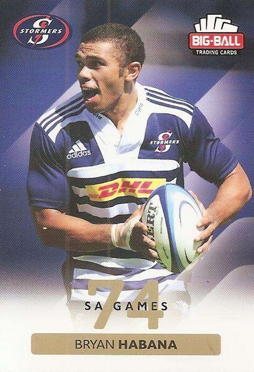 BIG BALL RUGBY COLLECTION 2012 - THE STORMERS BASE CARD 164