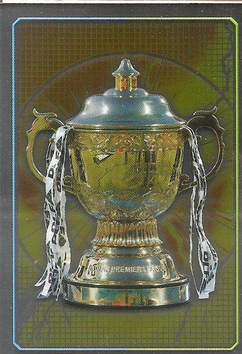 CRICKET ATTAX IPL LEAGUE 2012 - IPL TROPHY "RARE" FOIL CARD