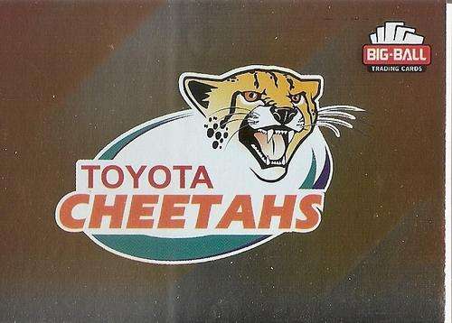 BIG BALL RUGBY COLLECTION  2012 - CHEETAHS `LOGO` FOIL CARD 49