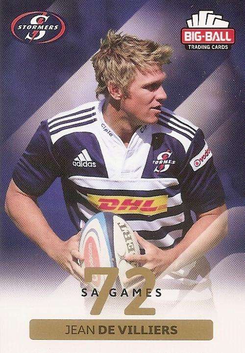 BIG BALL RUGBY COLLECTION 2012 - THE STORMERS BASE CARD 179