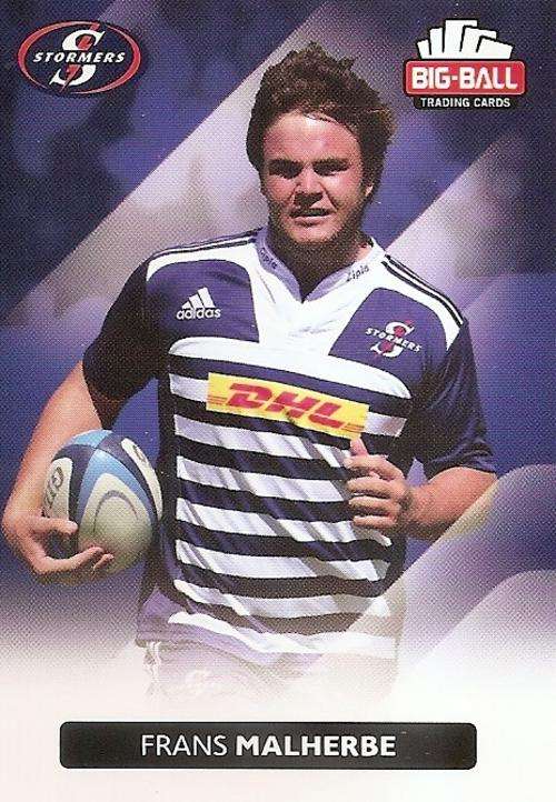 BIG BALL RUGBY COLLECTION 2012 - THE STORMERS BASE CARD 175