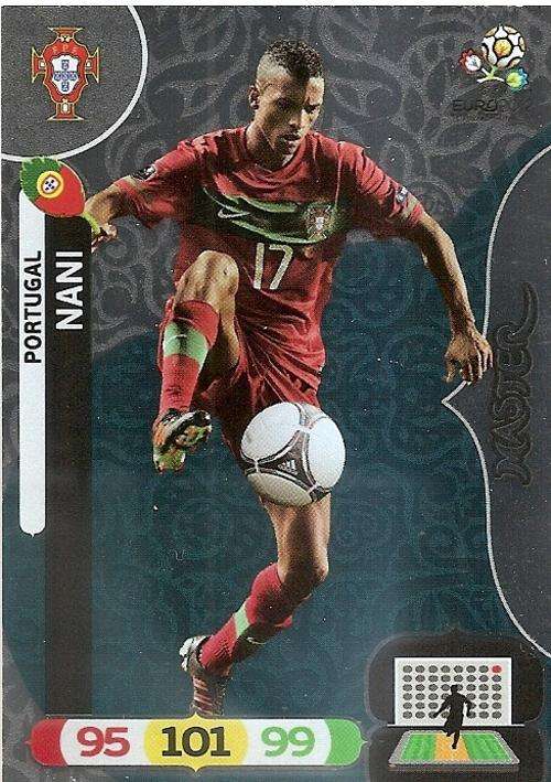 PANINI ADRENALYN EURO 2012 - NANI "SILVER MASTER" CARD