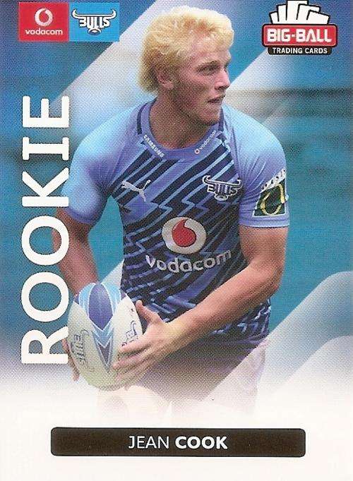 BIG BALL RUGBY COLLECTION 2012 - JEAN COOK "ROOKIE" CARD 030