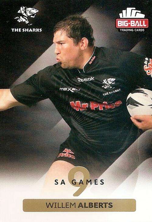 BIG BALL RUGBY COLLECTION 2012 - THE SHARKS BASE CARD 248