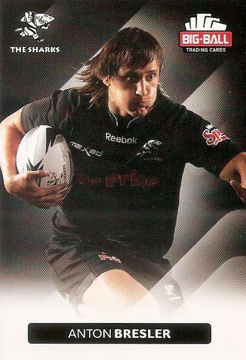 BIG BALL RUGBY COLLECTION 2012 - THE SHARKS BASE CARD 210