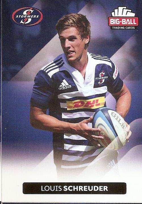 BIG BALL RUGBY COLLECTION 2012 - THE STORMERS BASE CARD 184