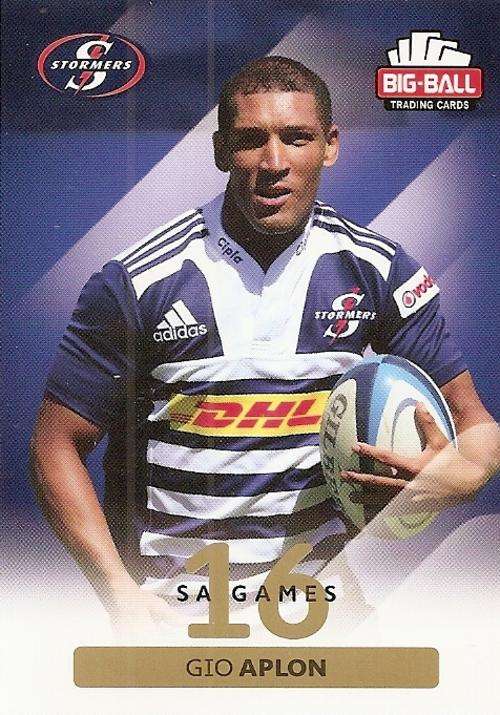 BIG BALL RUGBY COLLECTION 2012 - THE STORMERS BASE CARD 178