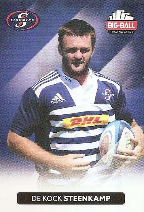 BIG BALL RUGBY COLLECTION 2012 - THE STORMERS BASE CARD 167