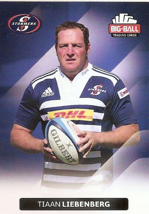 BIG BALL RUGBY COLLECTION 2012 - THE STORMERS BASE CARD 197