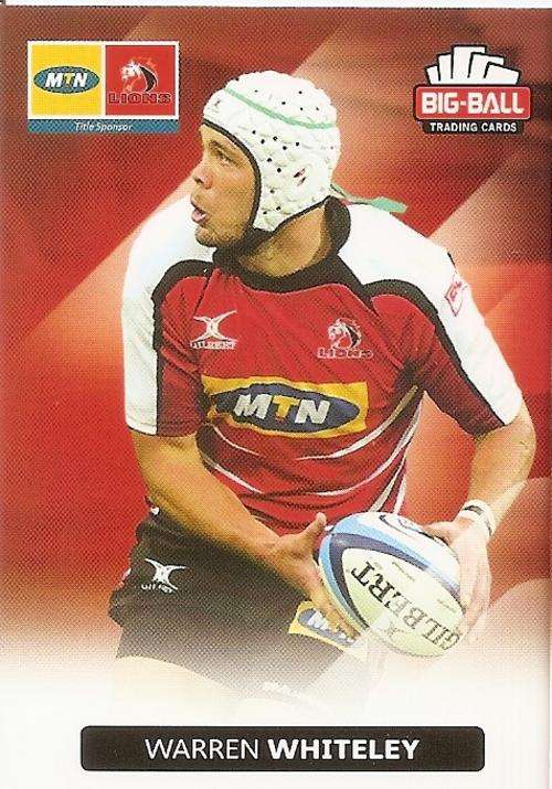 BIG BALL RUGBY COLLECTION 2012 - THE LIONS BASE CARD 149