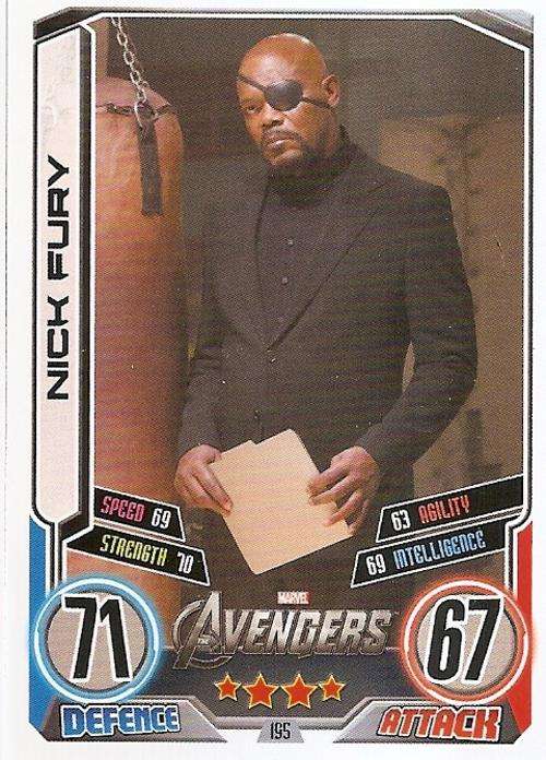 HERO ATTAX II 2012 AVENGERS - "MOVIE CARD" CARD 195