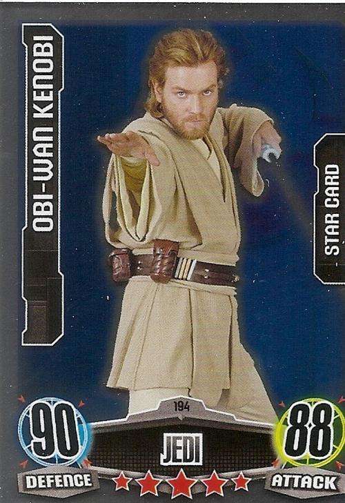 STAR WARS 2012 - FORCE ATTAX MOVIE SERIES - `STAR FOIL` CARD 194