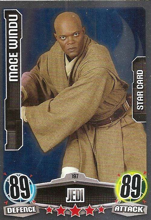 STAR WARS 2012 - FORCE ATTAX MOVIE SERIES - `STAR FOIL` CARD 197