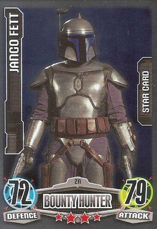 STAR WARS 2012 - FORCE ATTAX - "STAR FOIL" CARD 211