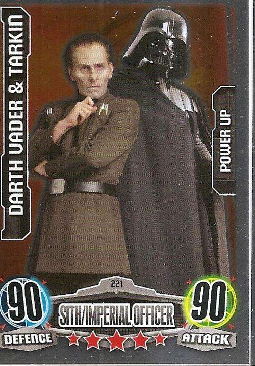 STAR WARS 2012 - FORCE ATTAX MOVIE SERIES - `POWER-UP FOIL` CARD 221