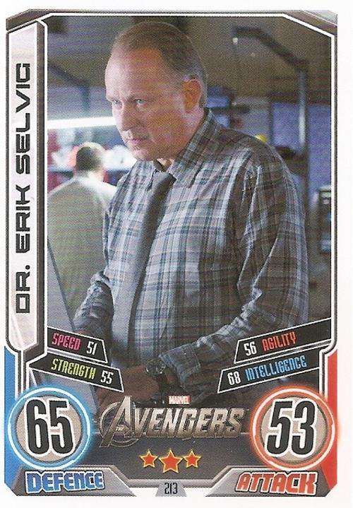HERO ATTAX II 2012 AVENGERS - "MOVIE CARD" CARD 213
