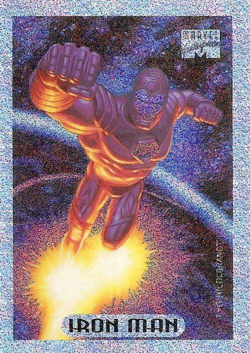 MARVEL MASTERPIECES 94 - IRON MAN "HOLOFOIL LIMITED EDITION" CARD 5