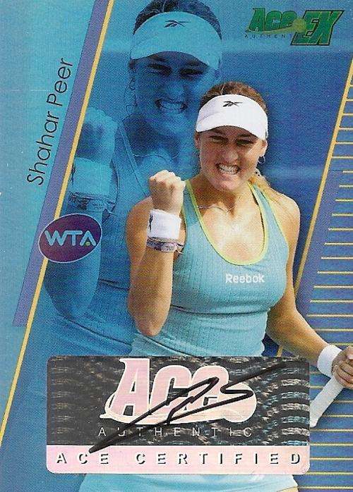 SHAHAR PEER - ACE AUTHENTIC EX 2011 - GENUINE "AUTHOGRAPH" CARD 25 of 99