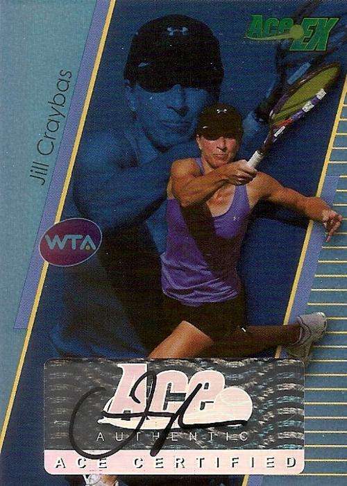 JILL CRAYBAS - ACE AUTHENTIC EX 2011 - GENUINE "AUTHOGRAPH" CARD 13 of 99